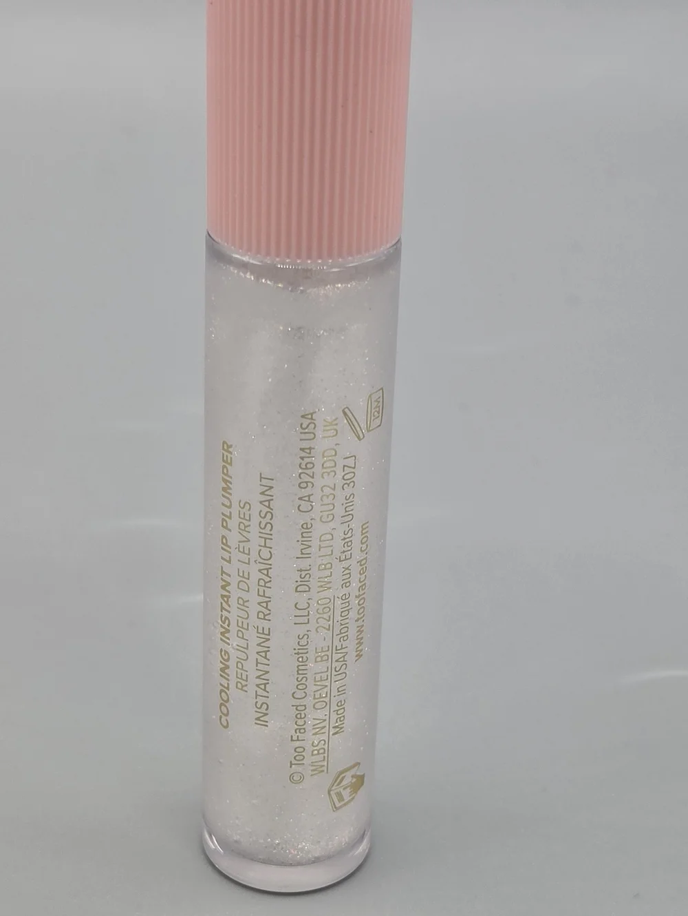 Too Faced Lip Injection Lip Gloss - Clear with Pink Cap
